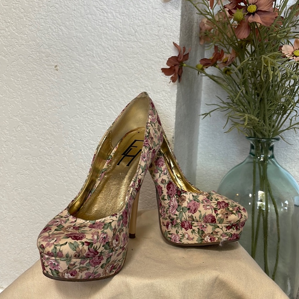 Floral heels